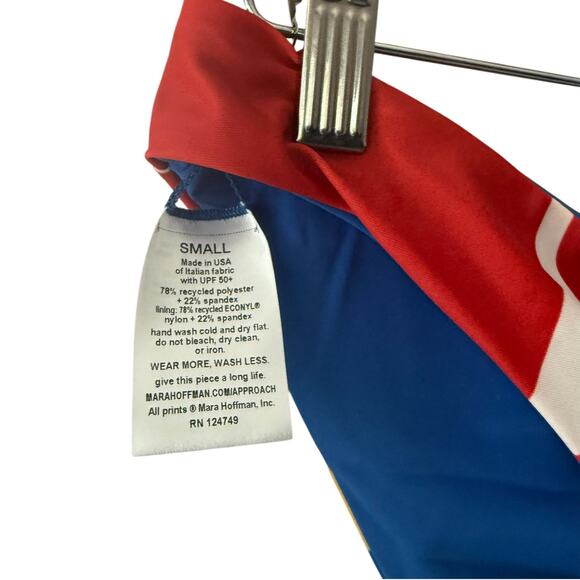 Mara Hoffman Zoa Colorblock Print Multicolor Bikini Bottoms Small - Picture 5 of 7